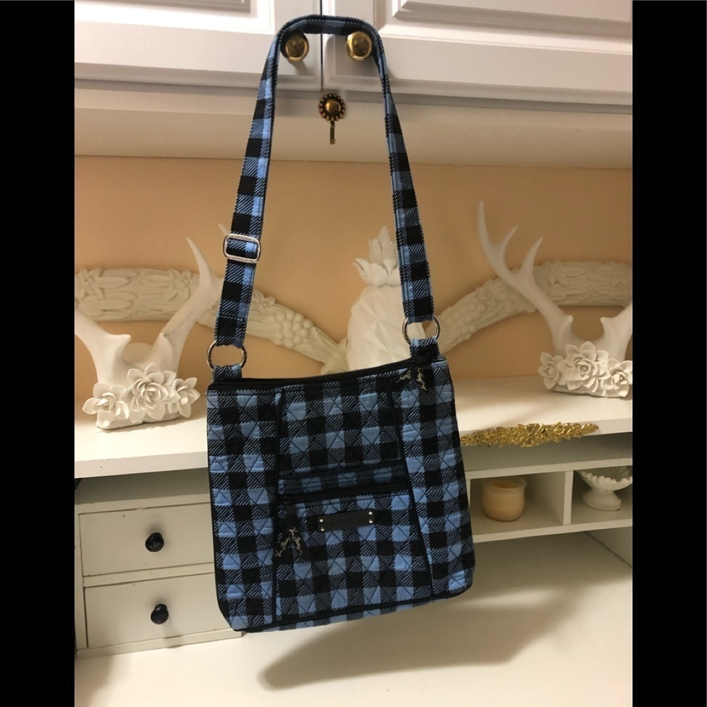 Vera Bradley crossbody bag blue and Navy blue